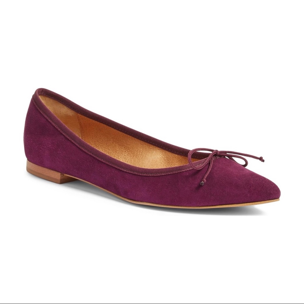 Corso Como ‘Recital’ Eggplant Suede Flats